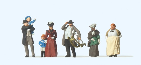Preiser 12176 H0 Passanten. Um 1900 