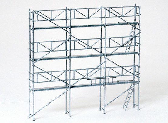 Preiser 17180 H0 Roll- / Fassadengerüst (Bausatz) 