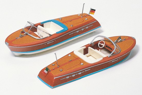 Preiser 17304 H0 Zwei Motorboote, Bausatz 