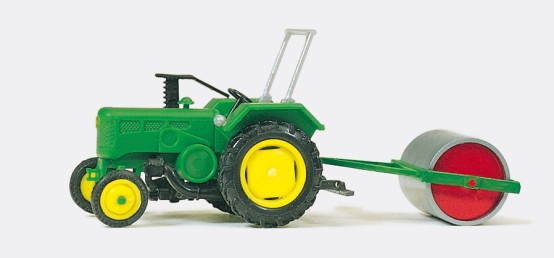 Preiser 17929 H0 Ackerschlepper mit Ackerwalze 
