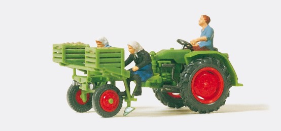 Preiser 17935 H0 Geräteträger, Kartoffellegemaschine 
