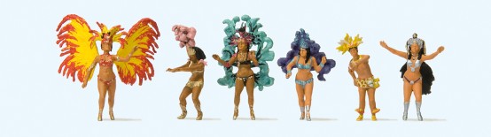 Preiser 24625 H0 Samba-Tanzgruppe 
