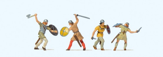 Preiser 24762 H0 Kämpfende Ritter 