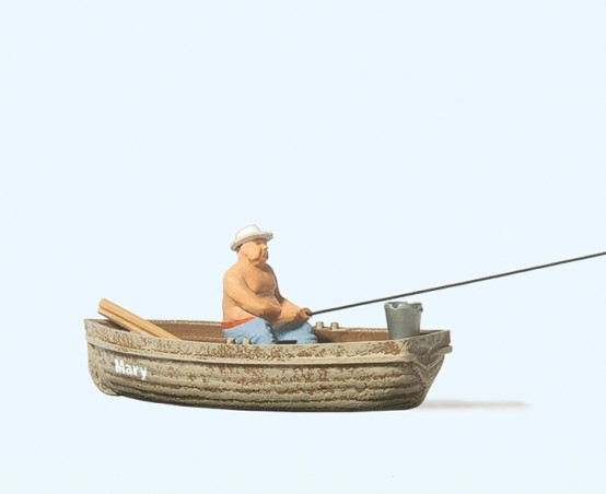 Preiser 28052 H0 Angler im Boot 