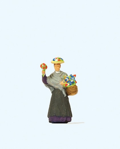 Preiser 28106 H0 Blumenverkäuferin 