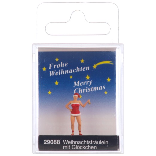 Preview: Preiser 29088 H0 Weihnachtsfräulein mit Glöckchen 