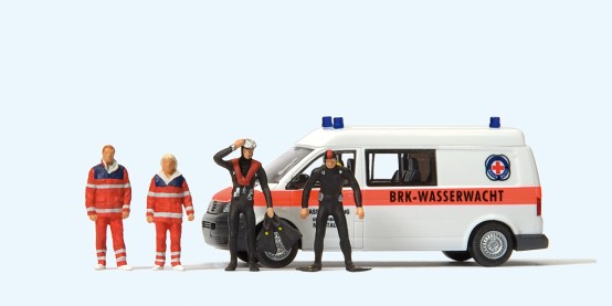 Preiser 33261 H0 VW T 5. BRK Wasserwacht, Orts 