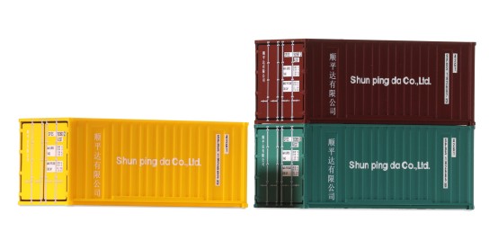 Roco 05217 H0 20' Container 3er-Set 