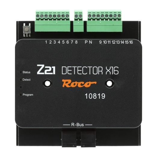 Preview: Roco 10819 Z21 DETECTOR X16 Gleisbelegtmelder 