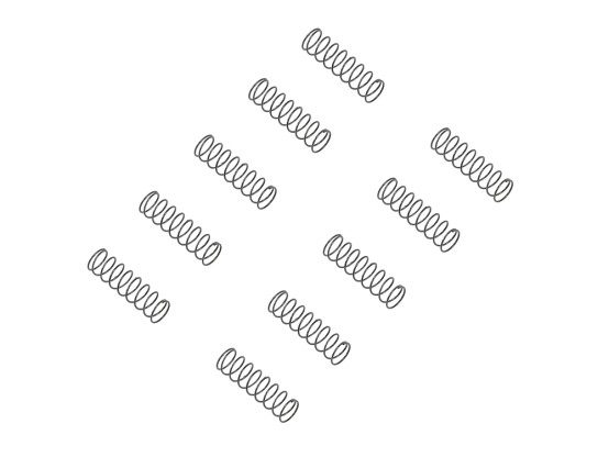 Roco 110690 Druckfeder D=2,1 L=7,5 mm (10 Stück) Modelleisenbahn