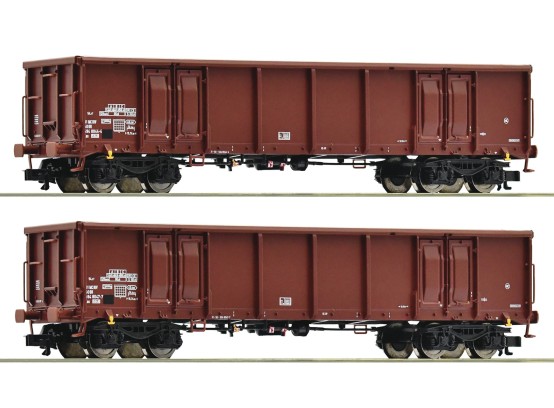 Roco 37650 TT Offene Güterwagen, DR 2er-Set 