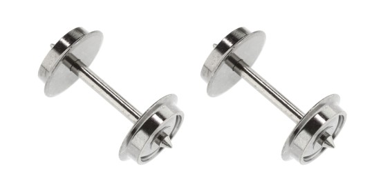 Roco 40178 H0 Radsatz AC, Ø 10 mm, 24,8 mm (2er-Set) für T3000e Wagen