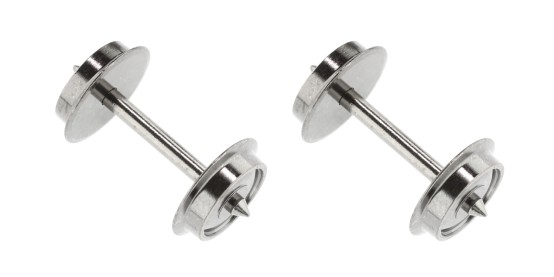 Roco 40180 H0 Radsatz DC, Ø 10 mm, Länge 23,8 mm (2er-Set) 