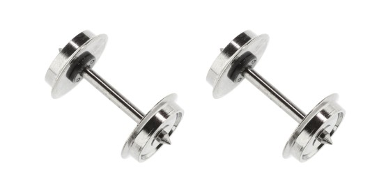 Roco 40182 H0 Radsatz DC, Ø 11 mm, Länge 23,8 mm (2er-Set) 
