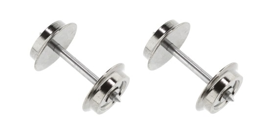 Roco 40196 H0 Radsatz AC, Ø 11 mm, Länge 24,75 mm (2er-Set) Modelleisenbahn