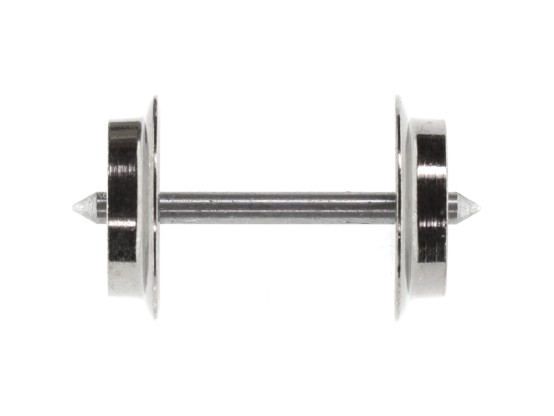 Preview: Roco 40196 H0 Radsatz AC, Ø 11 mm, Länge 24,75 mm (2er-Set) Modelleisenbahn
