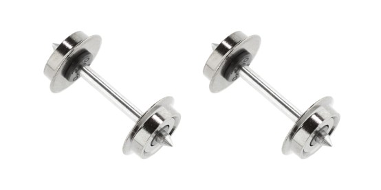 Roco 40197 H0 Radsatz DC, Ø 9 mm, Länge 24,75 mm (2er-Set) 