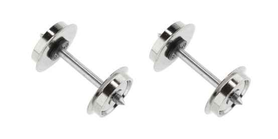 Roco 40198 H0 Radsatz DC, Ø 11 mm, Länge 24,75 mm (2er-Set) 