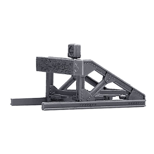 Preview: Roco 42267 H0 Prellbock Bausatz mit Holzbohle oder Puffer 
