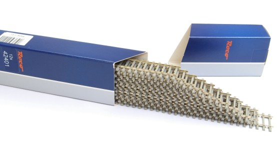 Roco 42401 H0 Flexgleis mit Betonschwellen 920mm (12 Stück) 