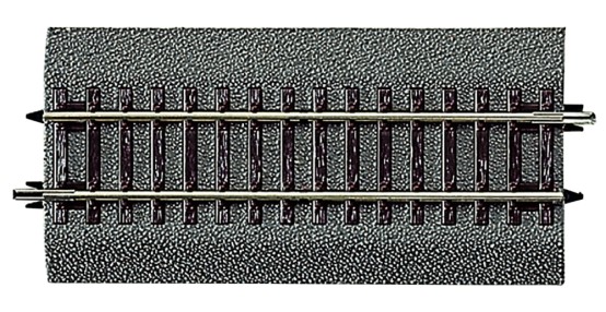 Roco 42511 H0 Gerades Gleis 119mm mit Bettung 