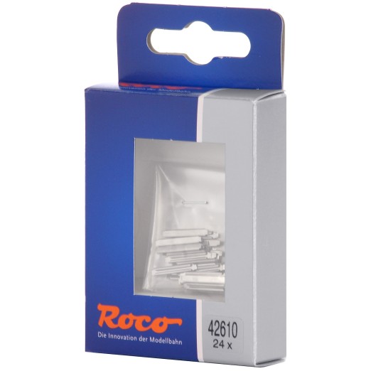 Preview: Roco 42610 H0 Schienenverbinder (24 Stück) 