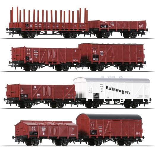 Roco 44003 H0 Güterwagen-Set der DRG 8-teilig 