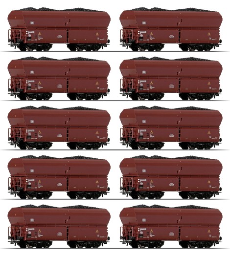 Roco 56332 H0 Selbstentladewagen, DB 10er-Set 