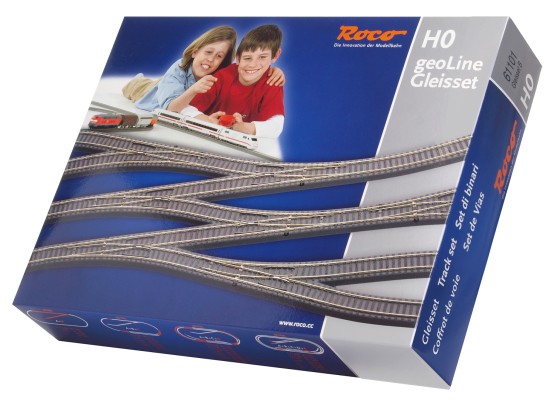 Preview: Roco 61101 H0 geoLine Gleisset B 