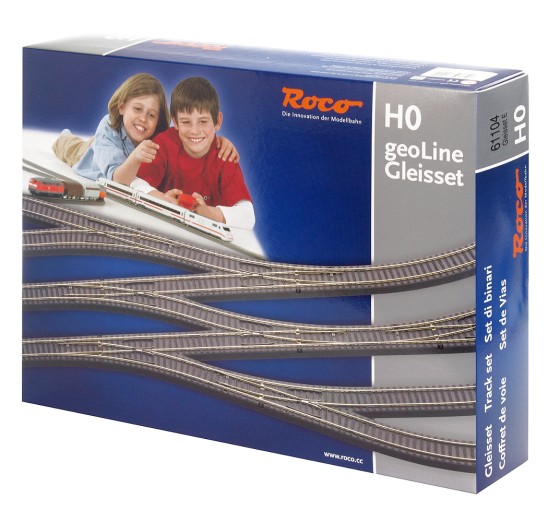 Preview: Roco 61104 H0 geoLine Gleisset E 