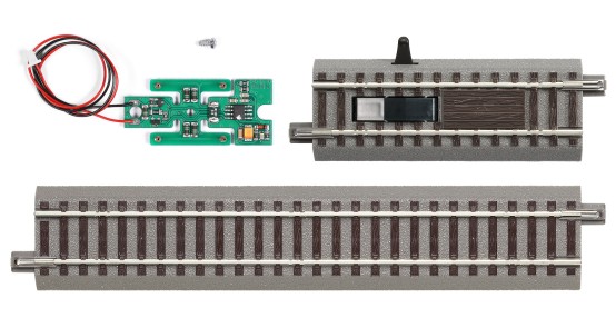 Roco 61118 H0 Entkupplungsgleis mit Antrieb und Decoder 
