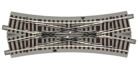 Roco 61164 H0 geoLine Doppelkreuzungsweiche 