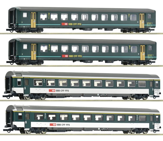 Roco 6200091 H0 Reisezugwagen, SBB 4er-Set 