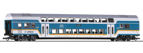 Roco 6220104 H0 Doppelstockwagen, alex (Hof Hbf) für AC~ Wechselstrom