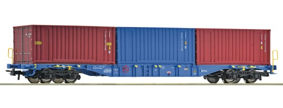Roco 6600145 H0 Containertragwagen, CD Cargo 