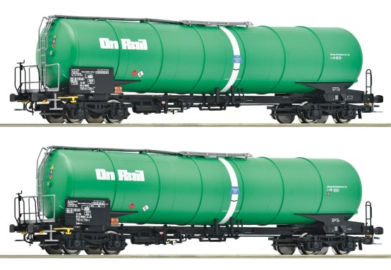 Roco 6600147 H0 Kesselwagen Zans, OnRail 2er-Set 