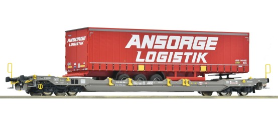 Roco 6600222 H0 Taschenwagen T5, Hupac 