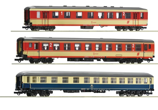 Roco 74051 H0 Reisezugwagen „E 712“, ÖBB 3er-Set 