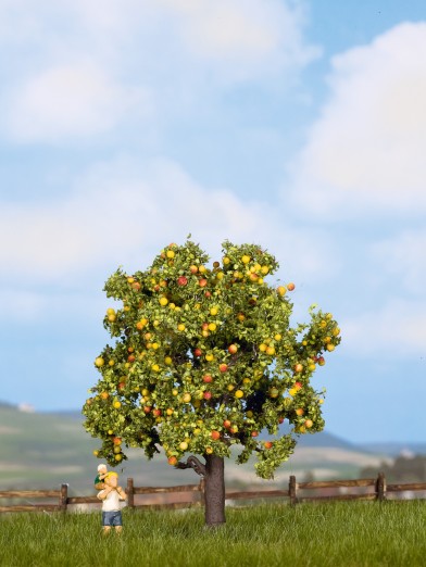 NOCH 21560 H0/TT/N Apfelbaum mit Früchten, 7,5 cm hoch 