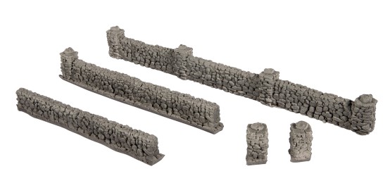 NOCH 58281 H0 Mauern aus Basalt 