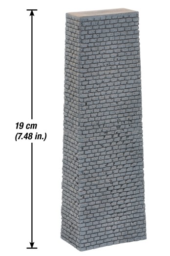 Preview: NOCH 67032 H0 Brückenpfeiler, 19 cm hoch 