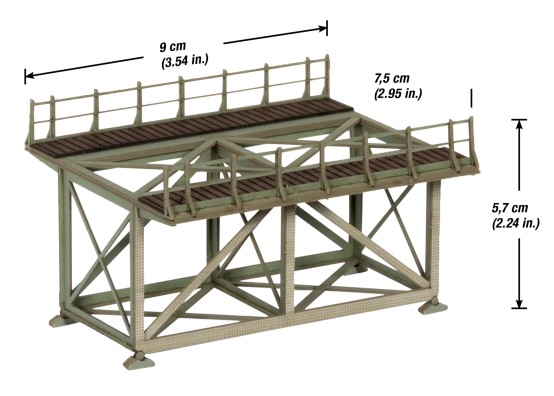 Preview: NOCH 67023 H0 Vorfluter-Brücke 
