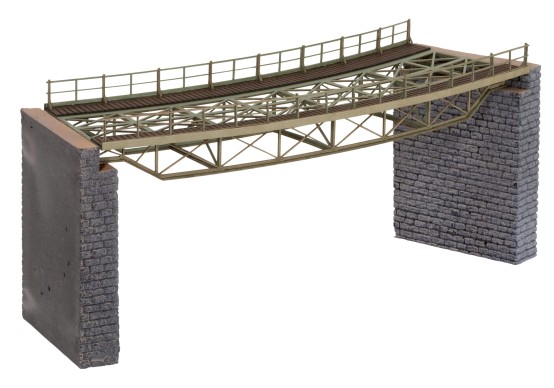 NOCH 67026 H0 Brückenfahrbahn gebogen, Radius 437 mm 