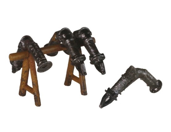 Preview: NOCH 13623 H0 Dampfheizungskupplungs-Set 3D-minis 