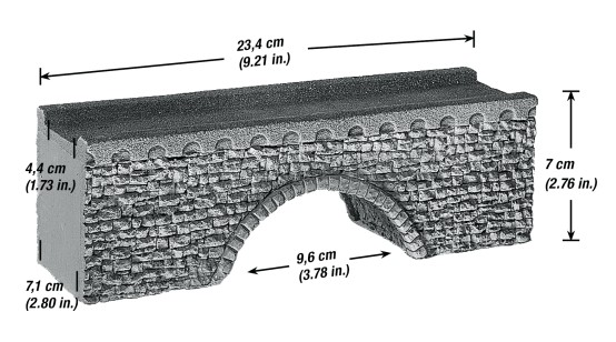 Preview: NOCH 58690 H0 Achtobel-Brücke 