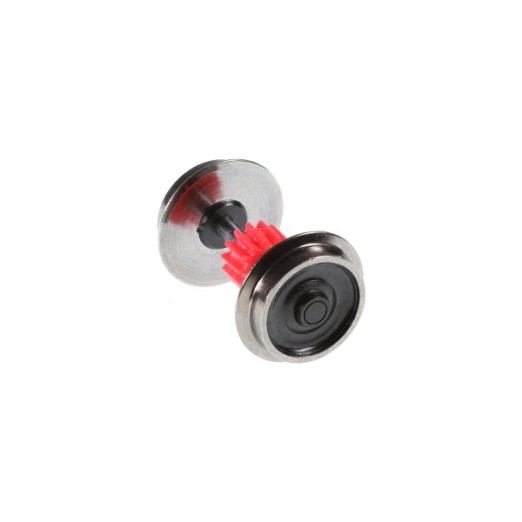 Roco 90474 H0 DC Radsatz mit Zahnrad ohne Haftring 