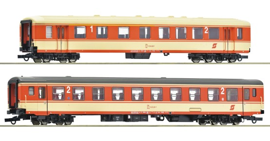 Roco 6200079 H0 Schnellzugwagen „Arlberg-Express“, ÖBB 2er-Set