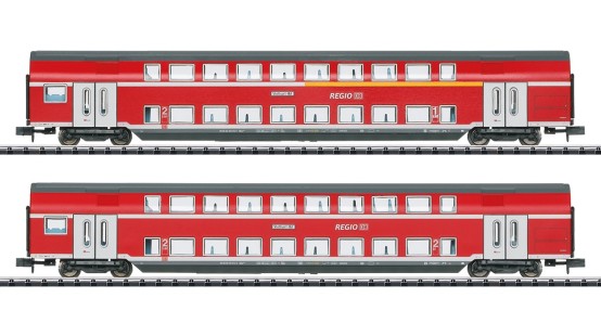 Minitrix 11148.2 N Doppelstockwagen, DB AG 2er-Set 