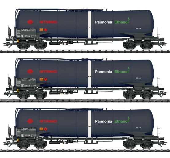 Trix 24225 H0 Kesselwagen Zacns, ermewa 3er-Set 