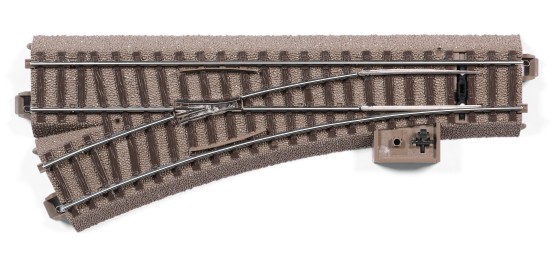 Trix 62611 H0 C-Gleis Weiche links 24,3° 